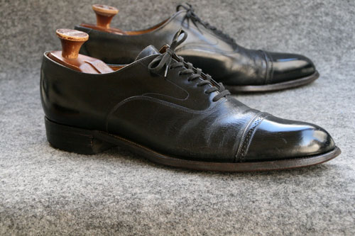 ◆◆Royal Imperial by FLORSHEIM メンズドレスシューズ　6　1/2　3Eサイズ 23891-5 ブラック 経年劣化あり